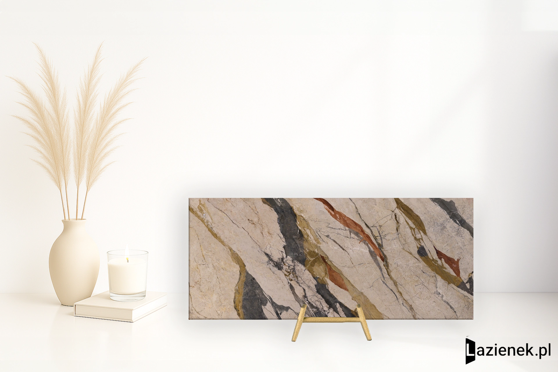 La Fabbrica Ava Breccia Sicilia Breccia Sicilia półpoler 120x280 cm gr. 6 mm - płytka rektyfikowana / (L)275002